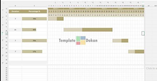 Project Implementation Gantt Chart
